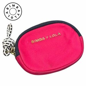 Bimba‎ Y Lola Hot Pink Zip Change Purse